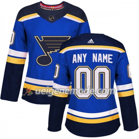 Dame Eishockey St. Louis Blues Custom Adidas 2017-2018 Blau Authentic